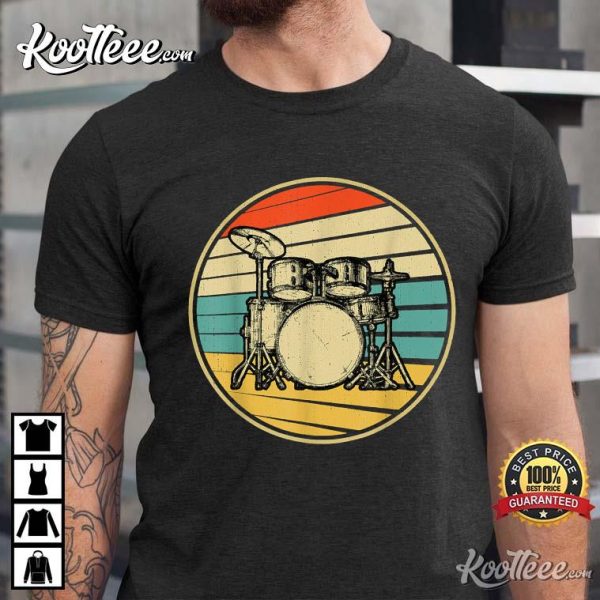 Drums Drummer Band Drumset T-Shirt