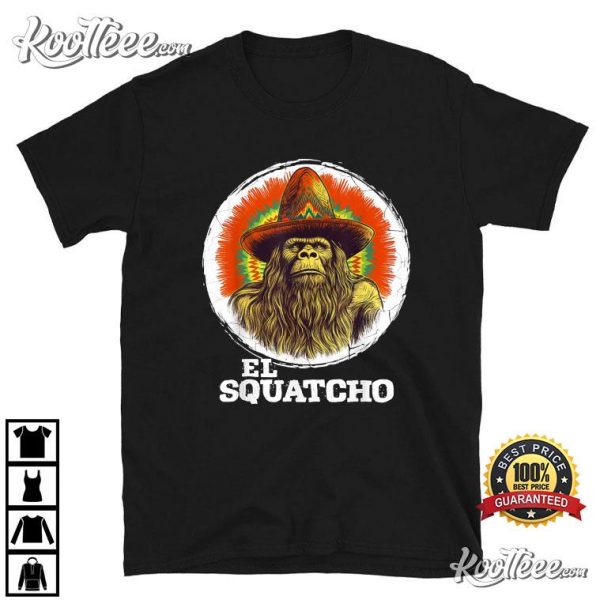 El Squatcho Portrait T-Shirt