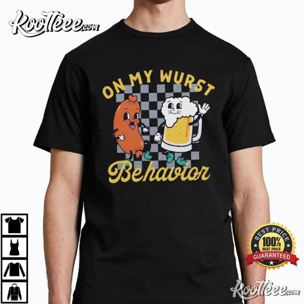 Oktoberfest Drinking Schnitzel T-Shirt