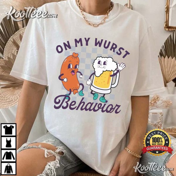 Oktoberfest Drinking Schnitzel T-Shirt