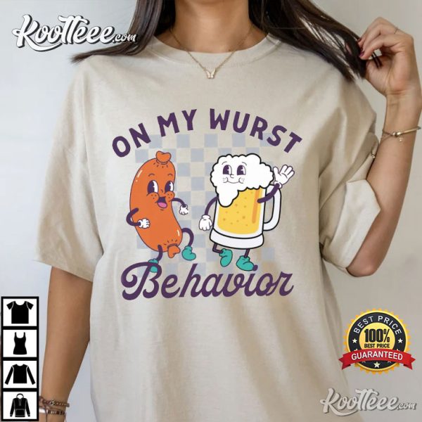 Oktoberfest Drinking Schnitzel T-Shirt