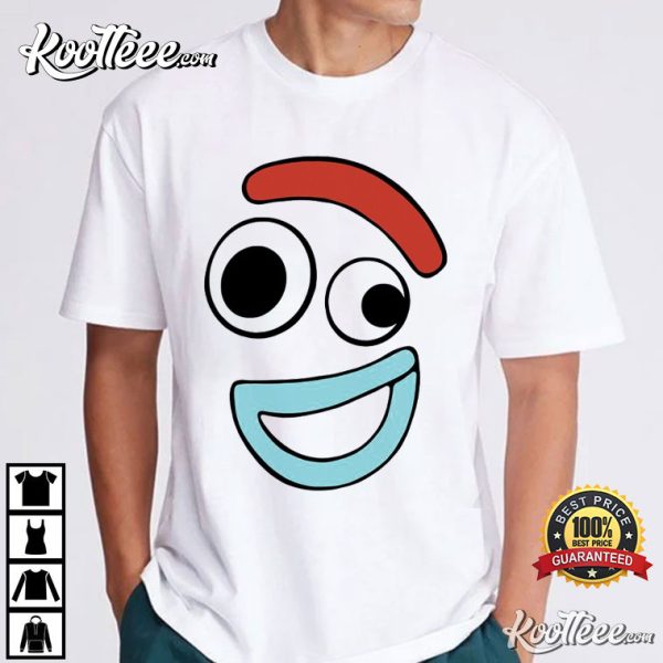 Toy Story 4 Forky Large Happy Face T-Shirt