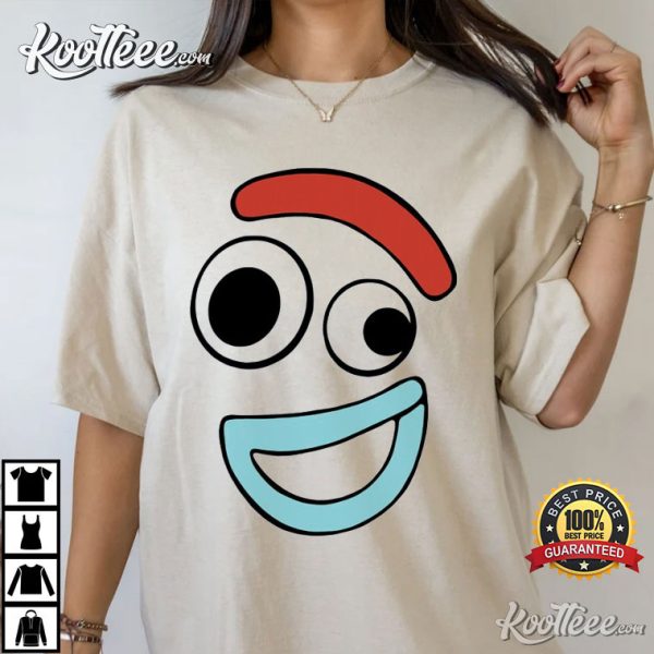 Toy Story 4 Forky Large Happy Face T-Shirt