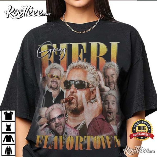 Guy Fieri Food Network Flavortown Chef T-Shirt