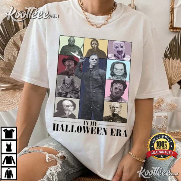 Halloween Horror Characters In My Era T-Shirt