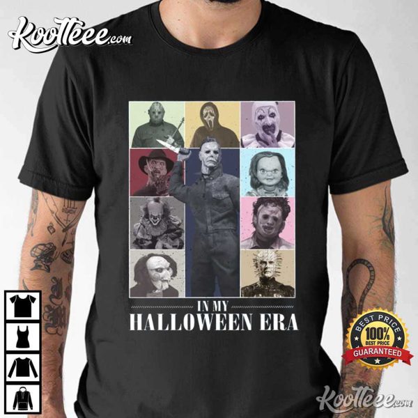 Halloween Horror Characters In My Era T-Shirt