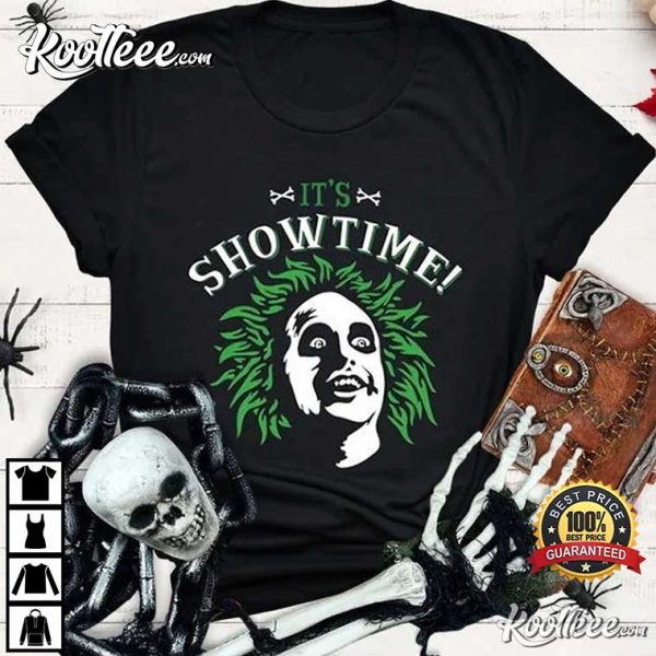 Beetlejuice Its Showtime Halloween T-Shirt
