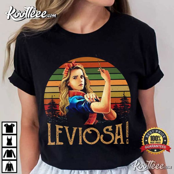 Hermione Granger Harry Potter Leviosa Sunset T-Shirt