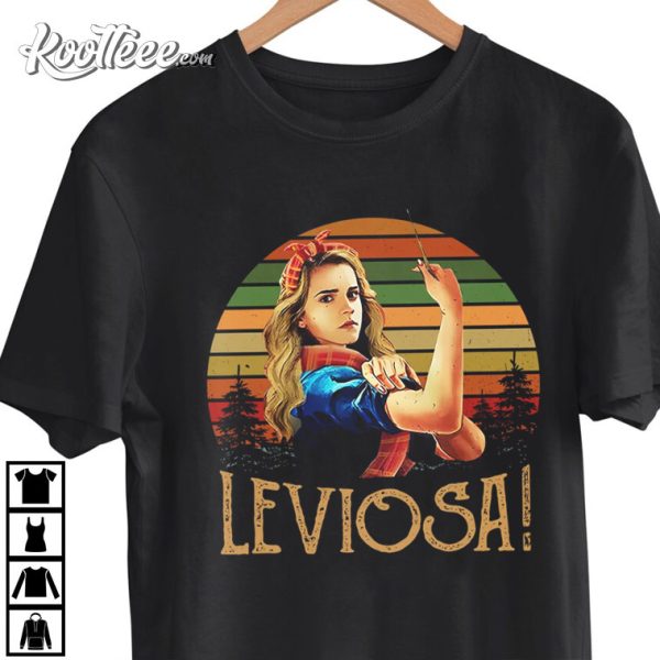 Hermione Granger Harry Potter Leviosa Sunset T-Shirt