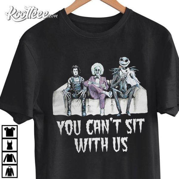 Tim Burton Heroes Edward Scissorhands Beetlejuice T-Shirt