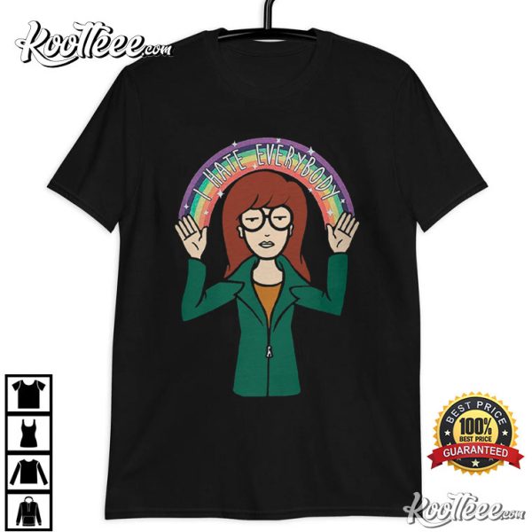 Daria Morgendorffer I Hate Everybody MTV Beavis and Butt-Head T-Shirt