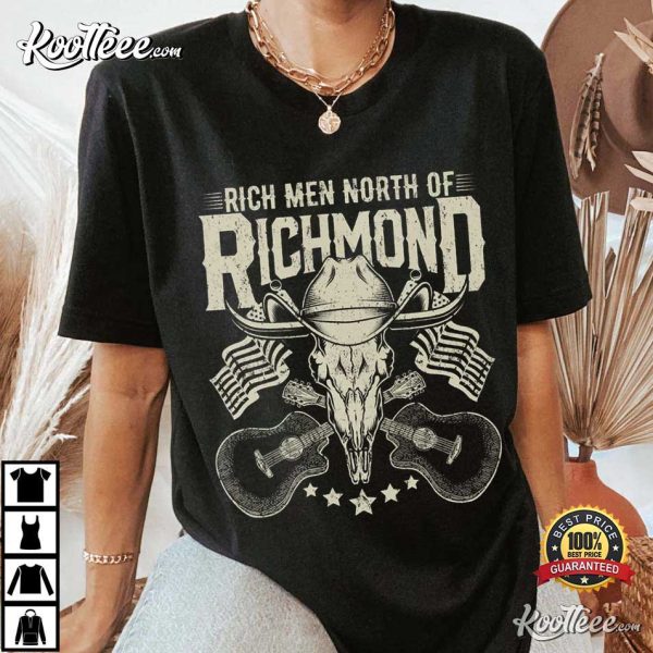 Western Oliver Anthony Rich Men North Of Richmond T-Shirt