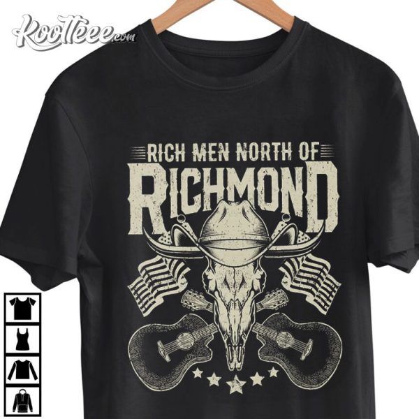 Western Oliver Anthony Rich Men North Of Richmond T-Shirt