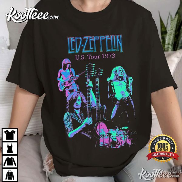 Led Zeppelin Tour 1973 Merch T-Shirt