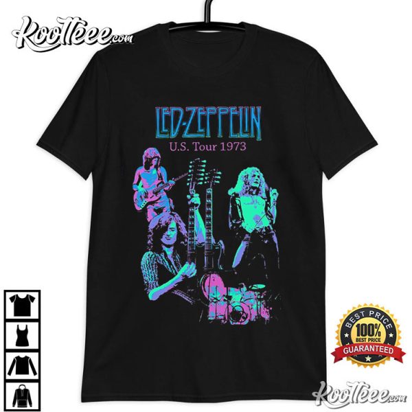Led Zeppelin Tour 1973 Merch T-Shirt