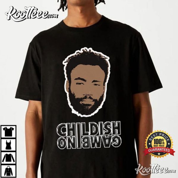 Donald Glover Childish Gambino Silhouette T-Shirt