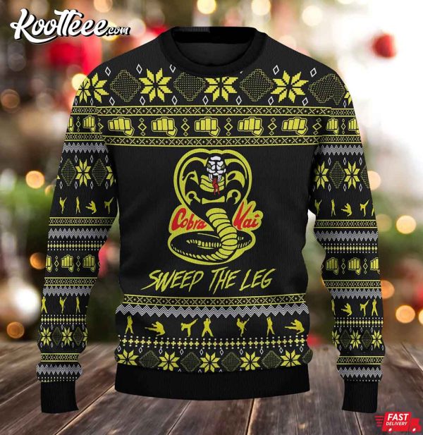 Cobra Kai Snake Christmas Ugly Sweater