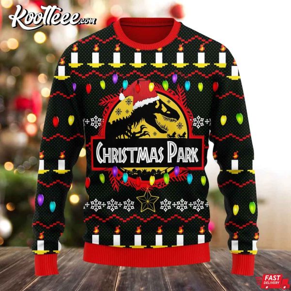 Jurassic Park Christmas Ugly Sweater