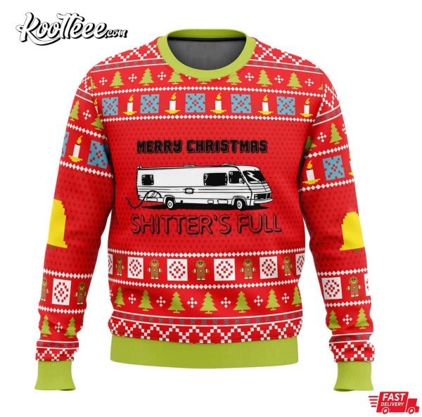 Merry Christmas Shitter’s Full Ugly Sweater