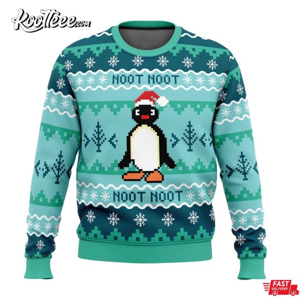 Noot Noot Pingu Christmas Ugly Sweater