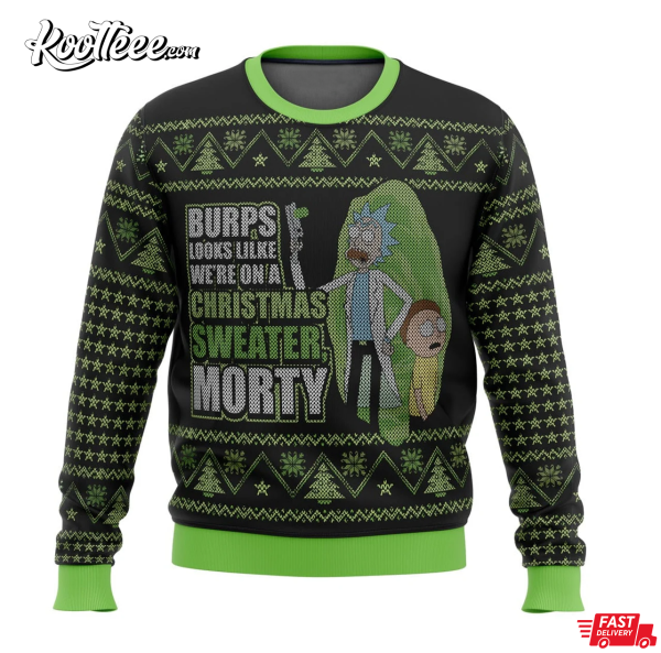 Rick And Morty We’re In a Xmas Sweater Ugly Christmas Sweater