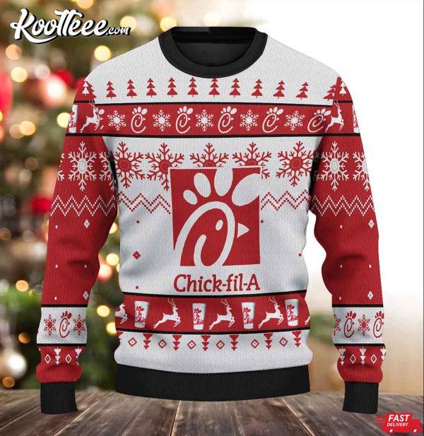 Chick Fil A Ugly Christmas Personalized Sweater