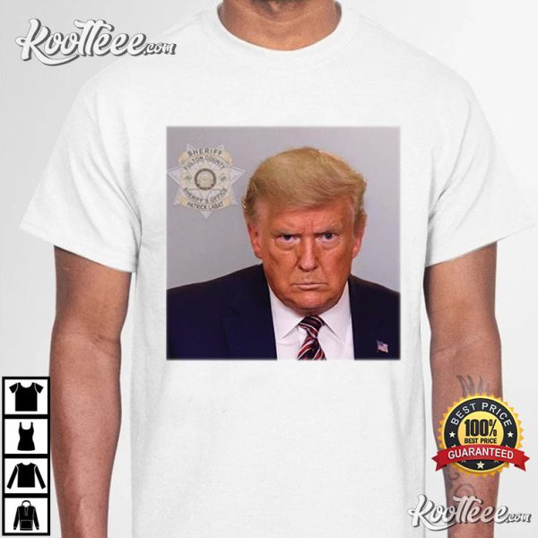 Donald Trump Mugshot Arrested T-Shirt