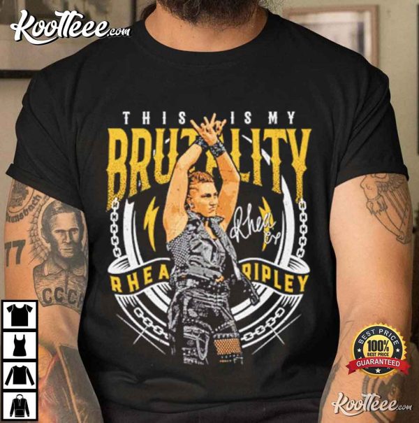 Rhea Ripley Brutality Women Superstars WWE T-Shirt