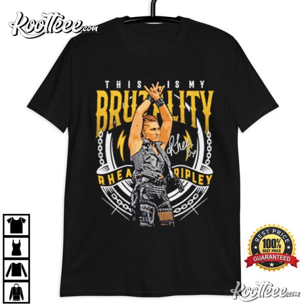 Rhea Ripley Brutality Women Superstars WWE T-Shirt