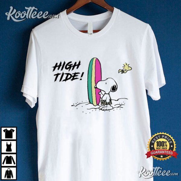 Peanuts Snoopy And Woodstock High Tide T-Shirt