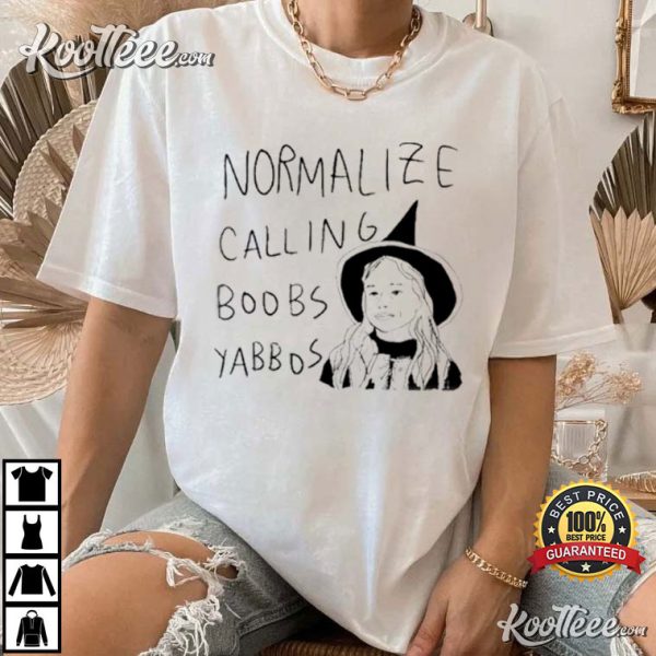 Hocus Pocus Normalize Calling Boobs Yabbos T-Shirt