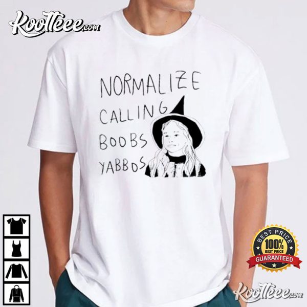 Hocus Pocus Normalize Calling Boobs Yabbos T-Shirt