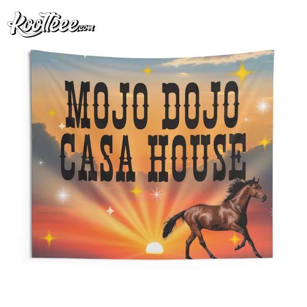 Mojo Dojo Casa House Indoor Funny Wall Tapestry