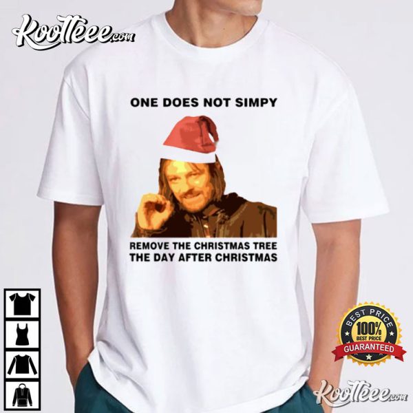 Daryl Dixon The Walking Dead Christmas Tree T-Shirt