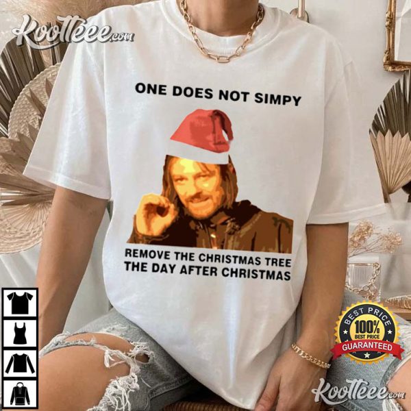 Daryl Dixon The Walking Dead Christmas Tree T-Shirt