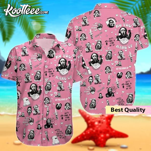 Ghostface Cute Hawaiian Shirt And Shorts
