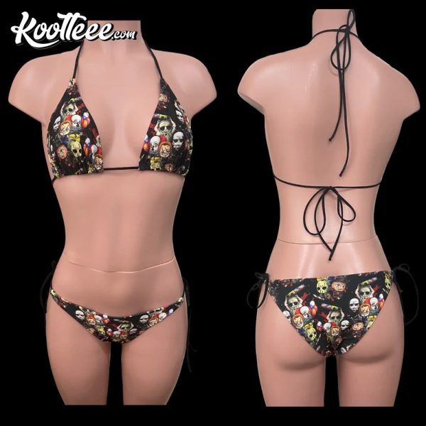 Halloween Horror Villians String Bikini