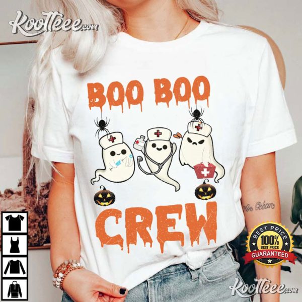 Nurses Boo Boo Crew Halloween T-Shirt