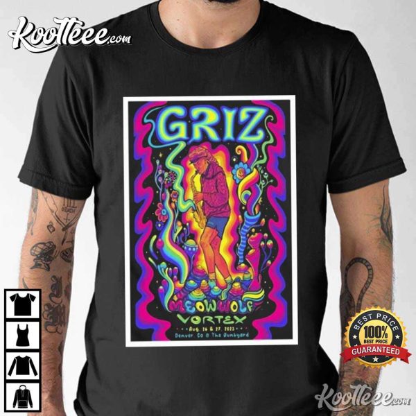 Griz Meow Wolf Vortex Denver Poster T-Shirt