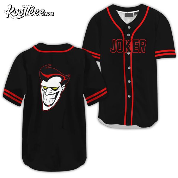 Joker Scary Smile Horror Movie Characters Batman Baseball Jersey