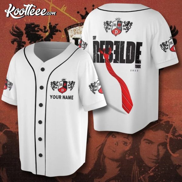 Rebelde Soy Personalized Baseball Jersey