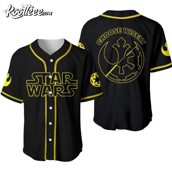 Star Wars Choose Wisely Baseball Jersey