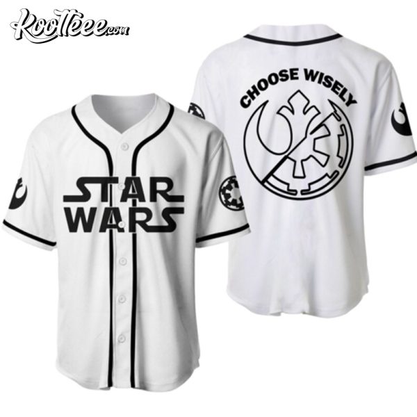 Star Wars Choose Wisely Fan Gift Baseball Jersey