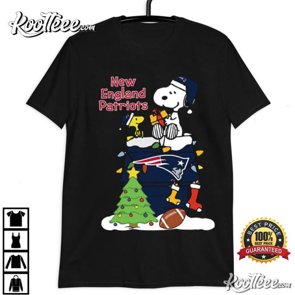 New England Patriots Christmas Snoopy T-Shirt