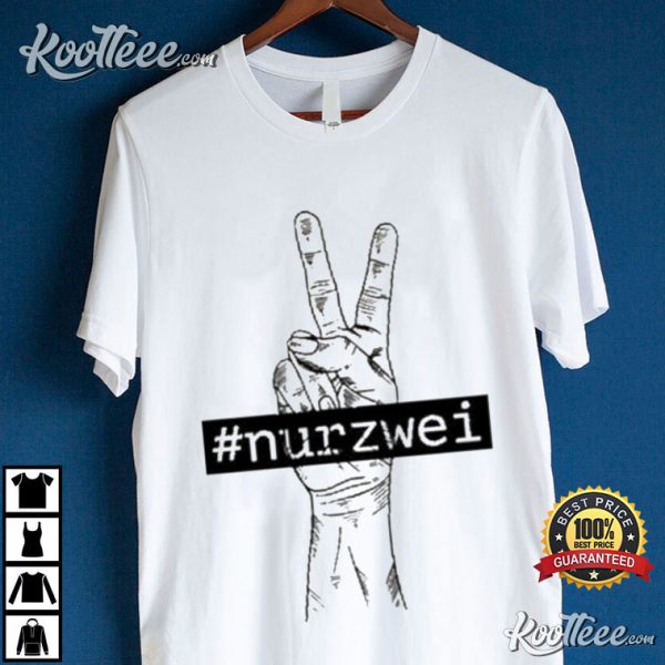 Hashtag Nurzwei Schwarz Herren T-Shirt