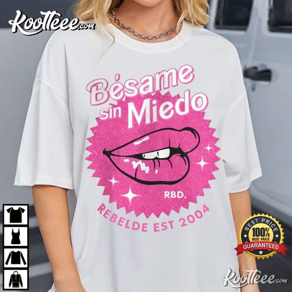 Rebelde Bésame Sin Miedo Pink Hues Soy Tour 2023 T-Shirt