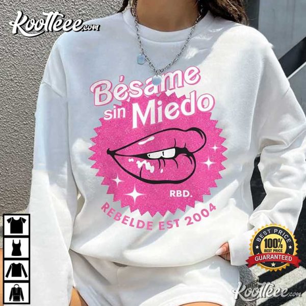 Rebelde Bésame Sin Miedo Pink Hues Soy Tour 2023 T-Shirt