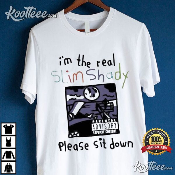 Eminem I’m The Real Slim Shady Please Sit Down 2023 T-Shirt