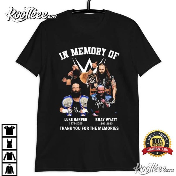 In Memory Of Bray Wyatt Luke Harper WWE T-Shirt