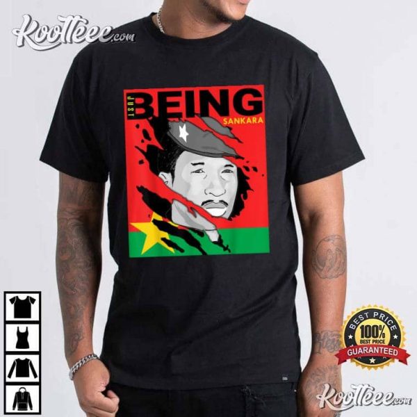 Just Being Thomas Sankara Burkina Faso Flag T-Shirt